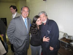 Stewart F. Lane, Georgina Warner and Tony Walton Photo